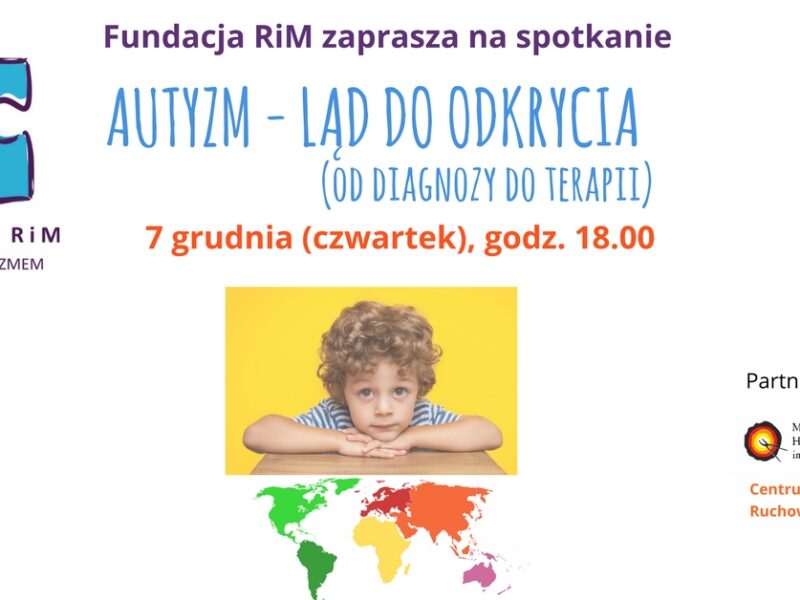 Spotkanie “Autyzm – ląd do odkrycia”